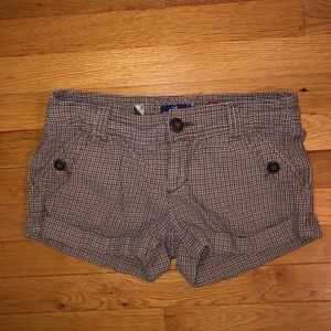 American Eagle plaid shorts